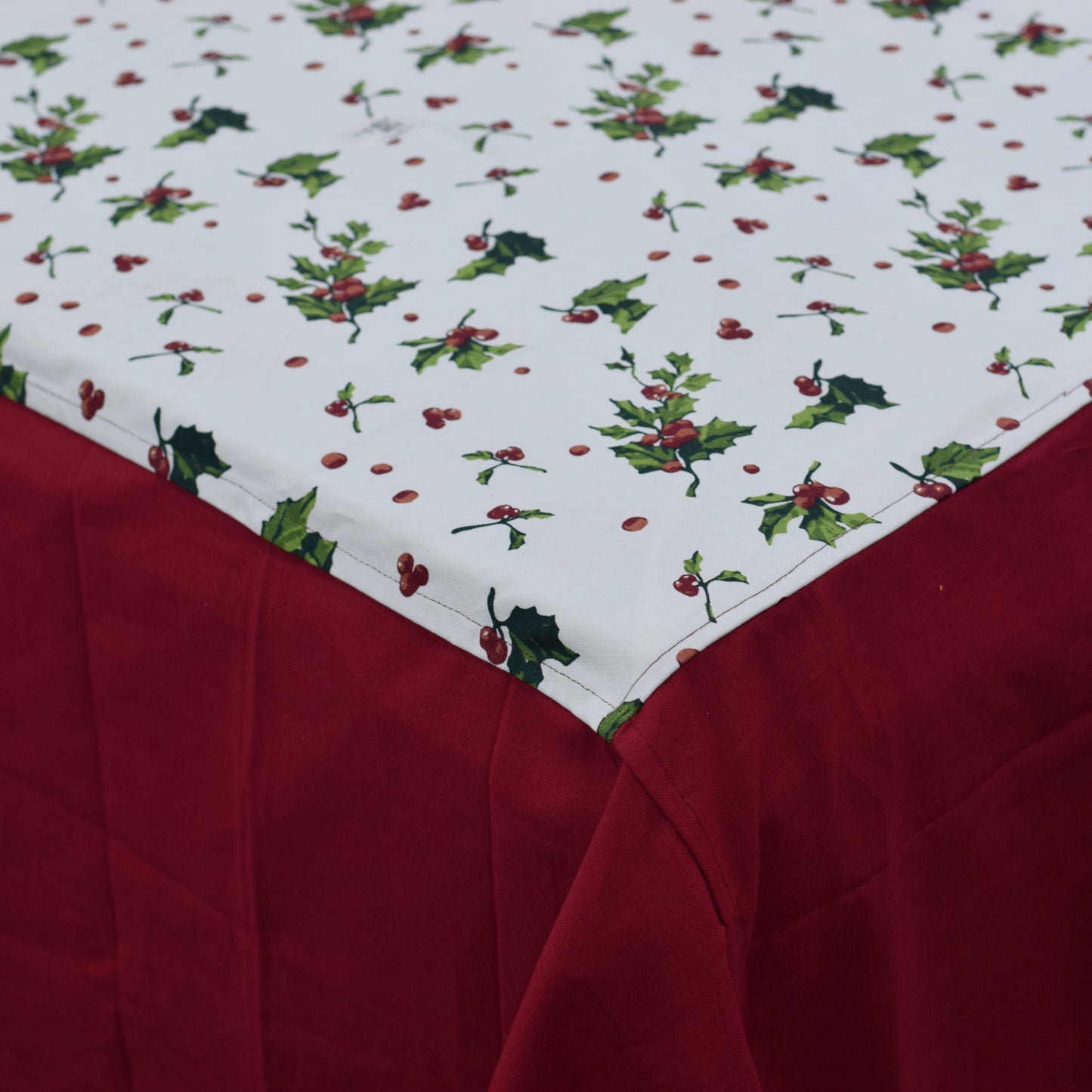 Festive Floral King Size Cotton Bed Sheet with Pillow Covers