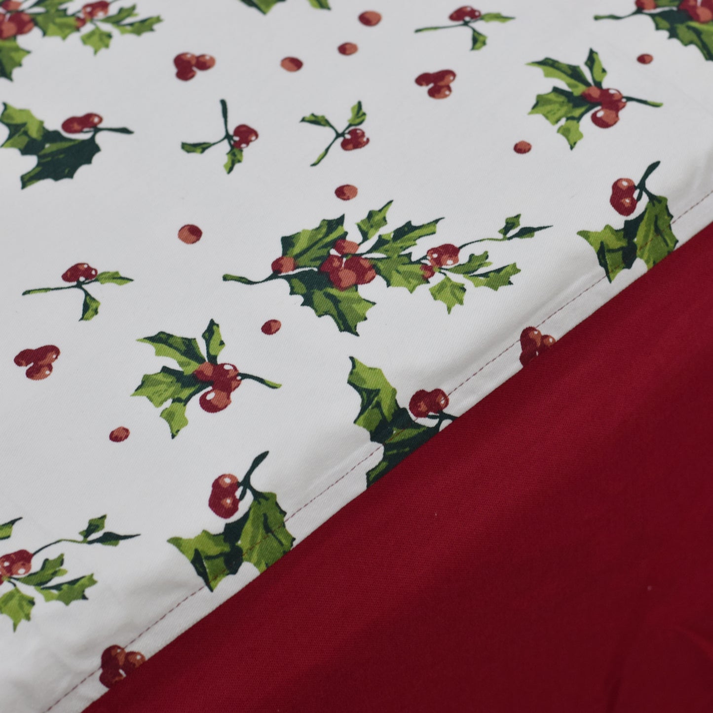 Festive Floral King Size Cotton Bed Sheet with Pillow Covers