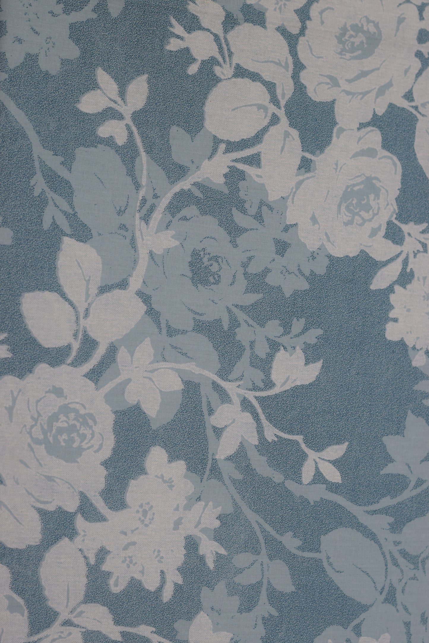 Elegant Blue Floral Cotton Bedsheet Set with 2 Pillow Covers