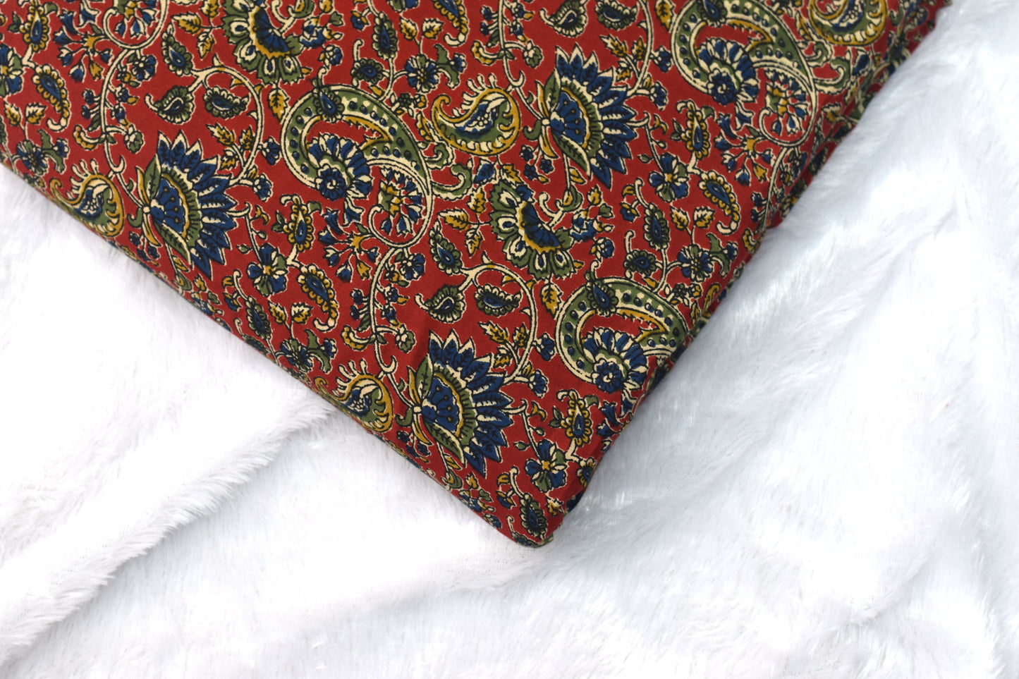 Soft Cotton Churidar Material – Traditional Floral Print (3 Meter, 44 Inch Width)