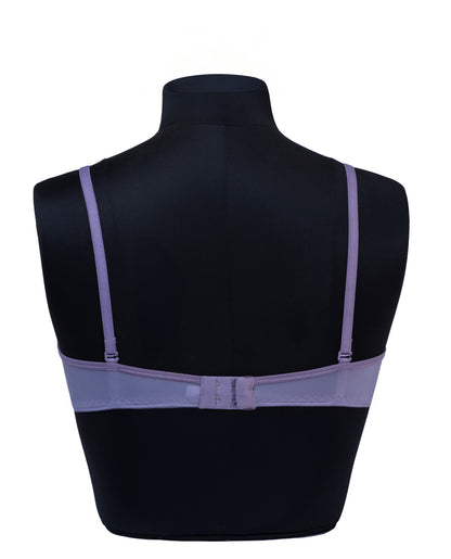 Everyday Comfort Lightly Padded Bra – 3-Pack (Black,lavender,skin)