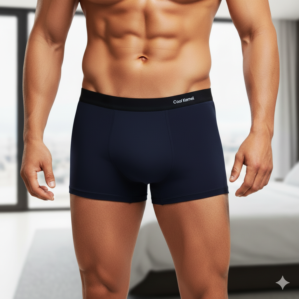 Men’s  Modal and Bamboo  Cotton  Stretch Briefs – Pack of 3 (Dark Blue, Grey & Light Blue)