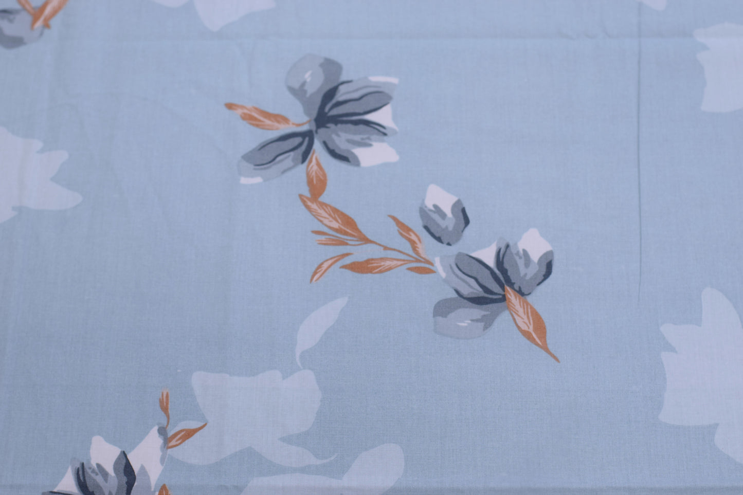 Elegant Floral Print Queen Size Bedsheet with Pillow Covers – Soft Cotton Feel, Premium Finish