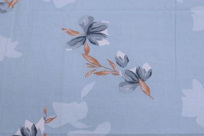 Elegant Floral Print Queen Size Bedsheet with Pillow Covers – Soft Cotton Feel, Premium Finish