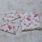 Floral Bliss Cotton Bedsheet Set – Pink Blossom Print - King  Bedsheet with 2 Pillow Covers