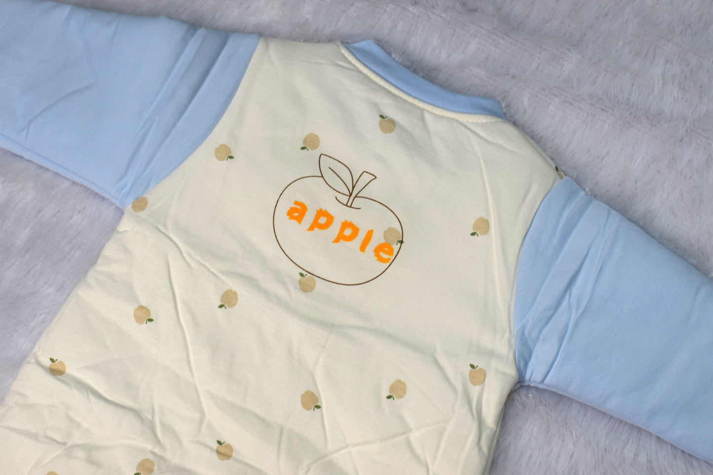 Newborn/Infant Warm Snap-Up Sleepsuit - Long Sleeve Quilted Romper