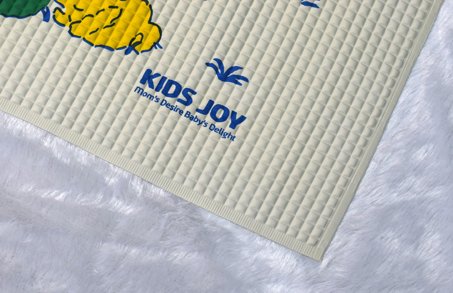 Kids Joy Printed Air-Filled Rubber Cot Sheet for Bathing – Soft, Waterproof & Baby-Safe