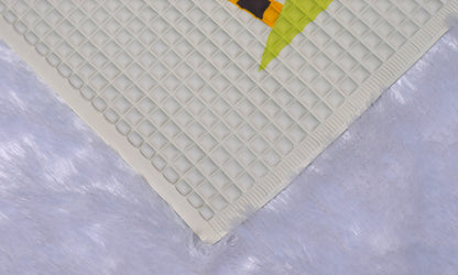 Kids Joy Printed Air-Filled Rubber Cot Sheet – Waterproof Baby Bath & Changing Mat