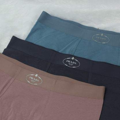 Men’s Premium Briefs Set of 3 – rosewood, Gray & Light Blue