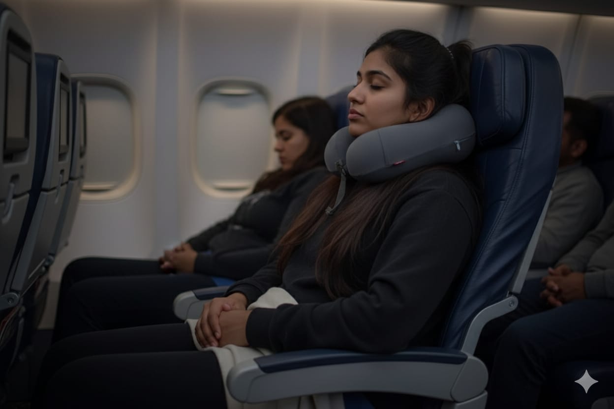 Ergonomic Travel Neck Pillow - Main Product Image - Nushio