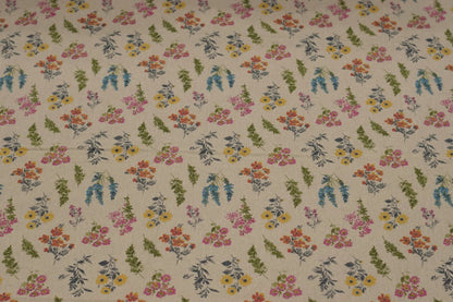 Floral Print King Size Bedspread with Solid Green Border – Soft Cotton Feel