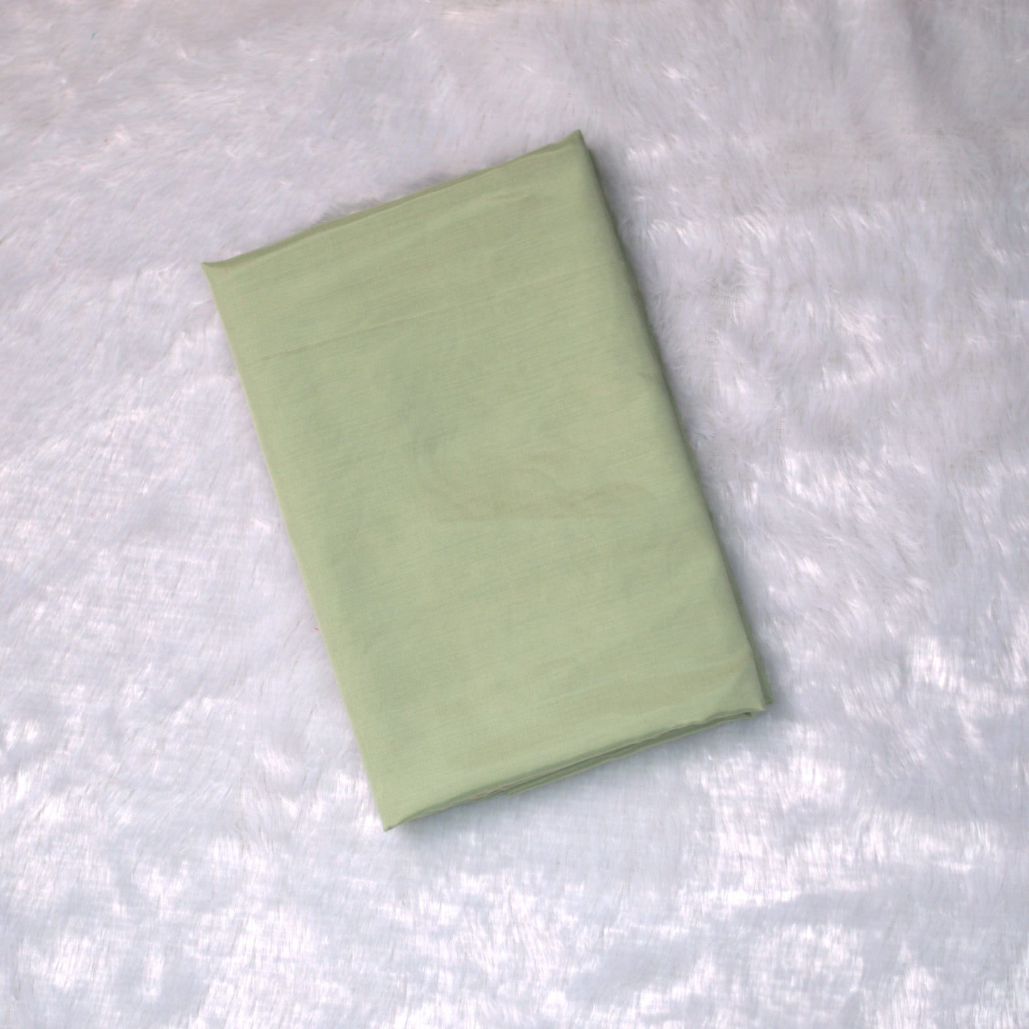 Soft Organza Embroidered Unstitched Churidar Set – Sage Green (Without Lining)