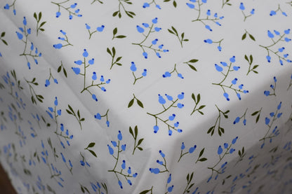 Elegant Blue Floral Queen Size Bed Spread – Soft & Stylish Everyday Bedding