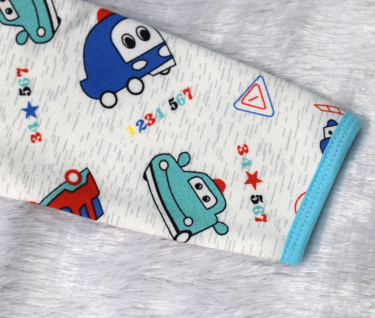 Cute Car Print Baby Jhabla – Soft Cotton Wear for 3 to 6 Months