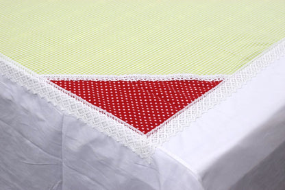 Elegant King Size Cotton Bed Sheet with Lace Border – Soft & Stylish Bedding Set