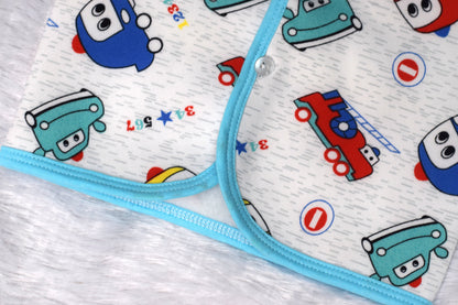 Cute Car Print Baby Jhabla – Soft Cotton Wear for 3 to 6 Months