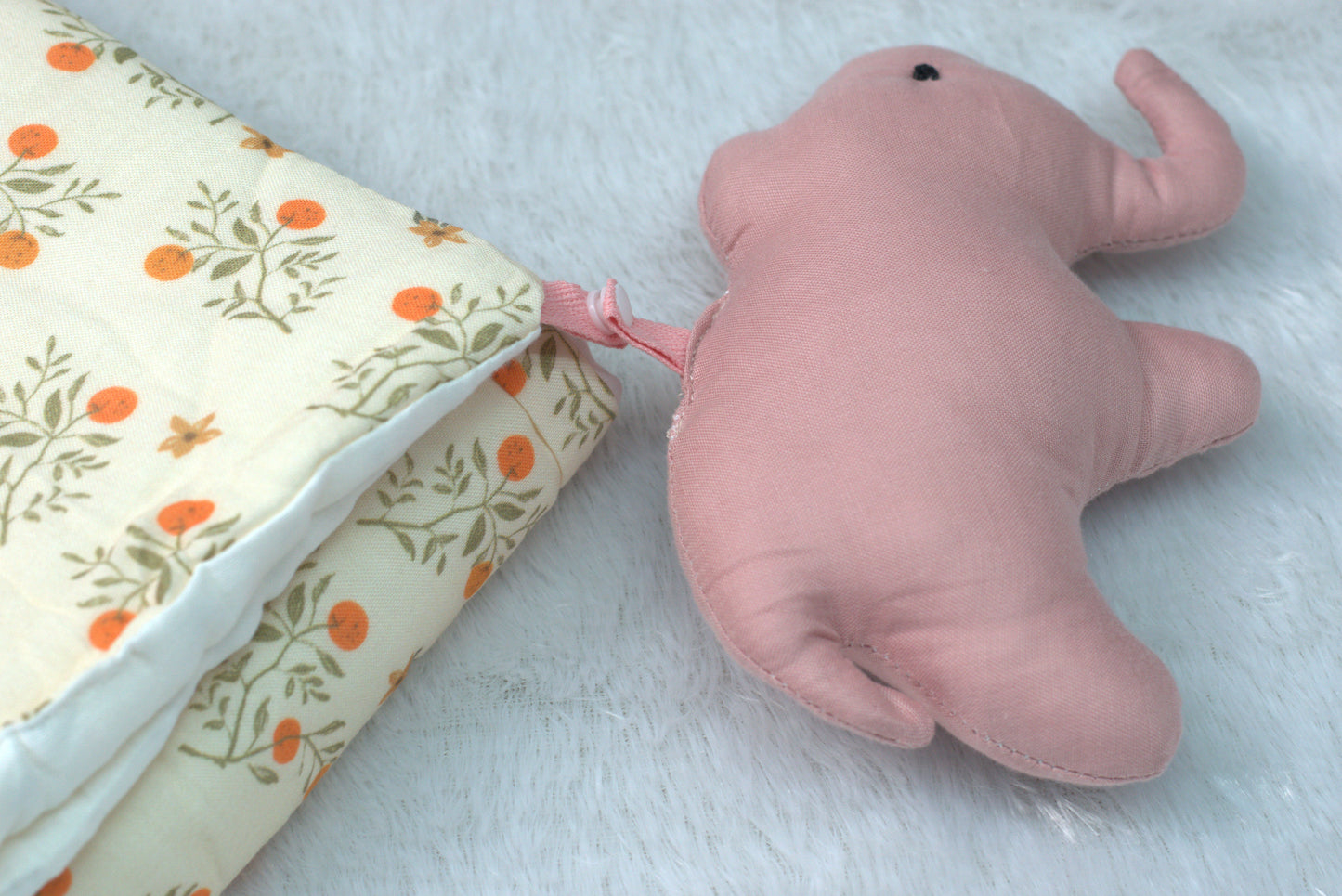 Soft Cotton Baby Swaddle Cloth – 1.10 m x 1.10 m | Gentle Printed Newborn Wrap