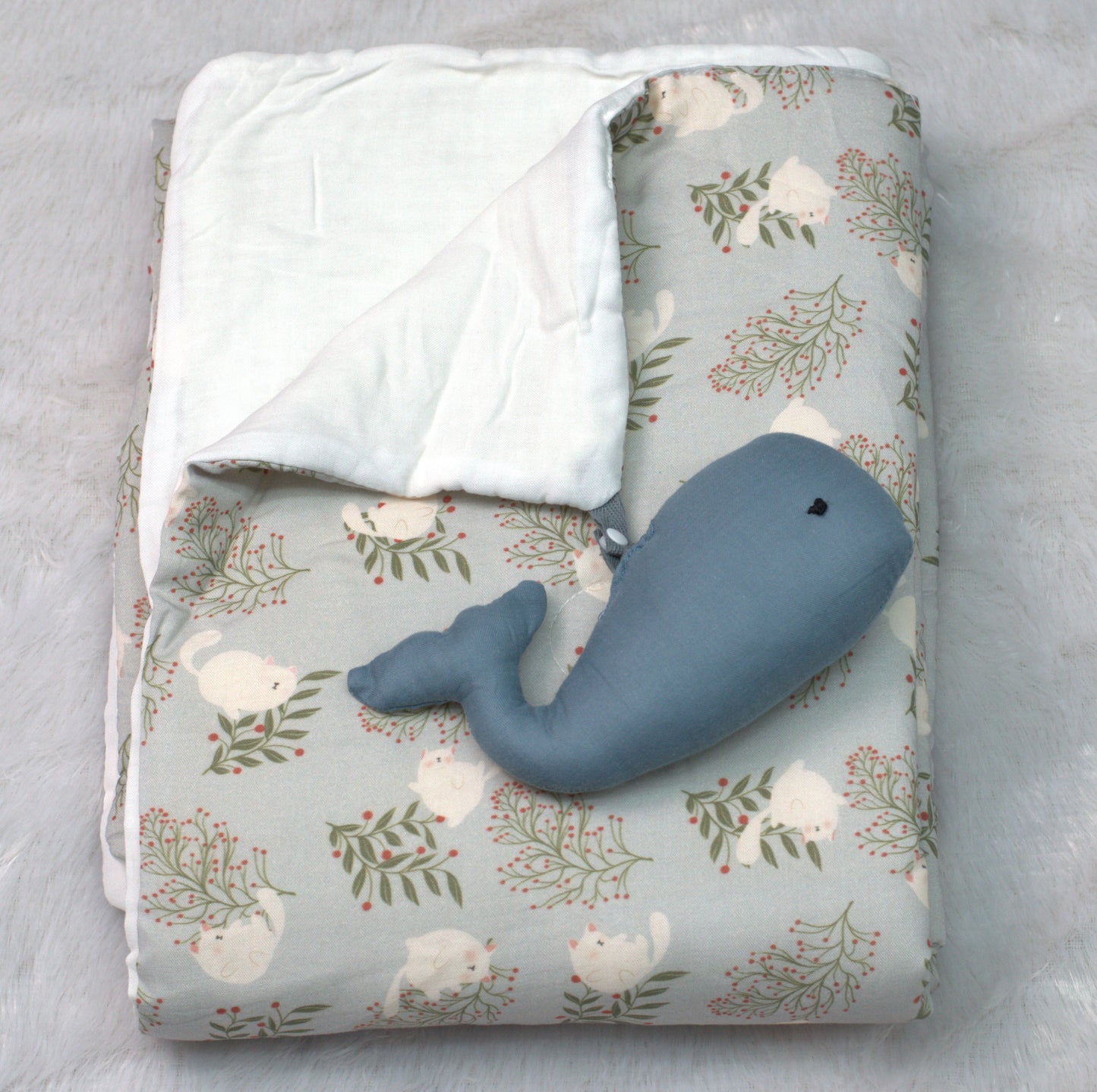 Soft Cotton Baby Swaddle Cloth – 1.10 m x 1.10 m | Gentle & Cozy Baby Wrap