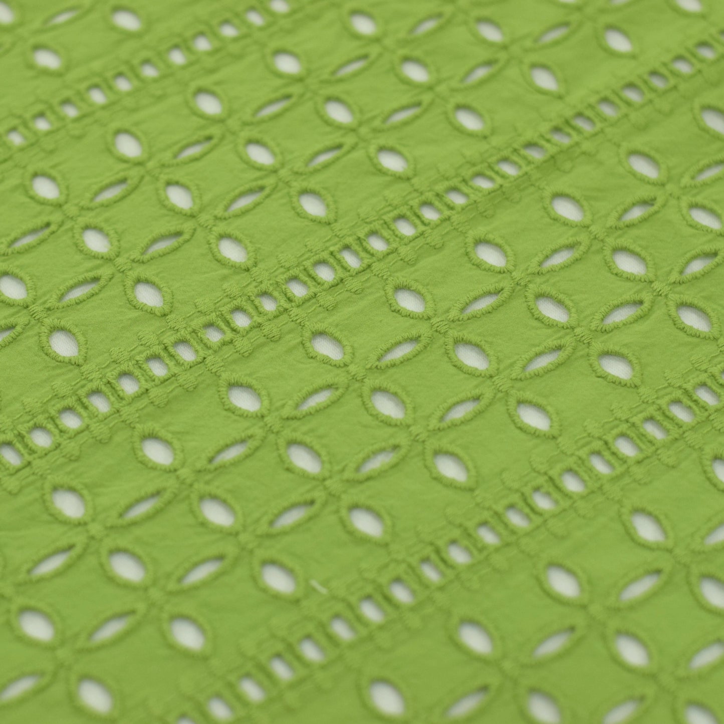 legant White & Green Cotton King Size Bedsheet with Pillow Covers