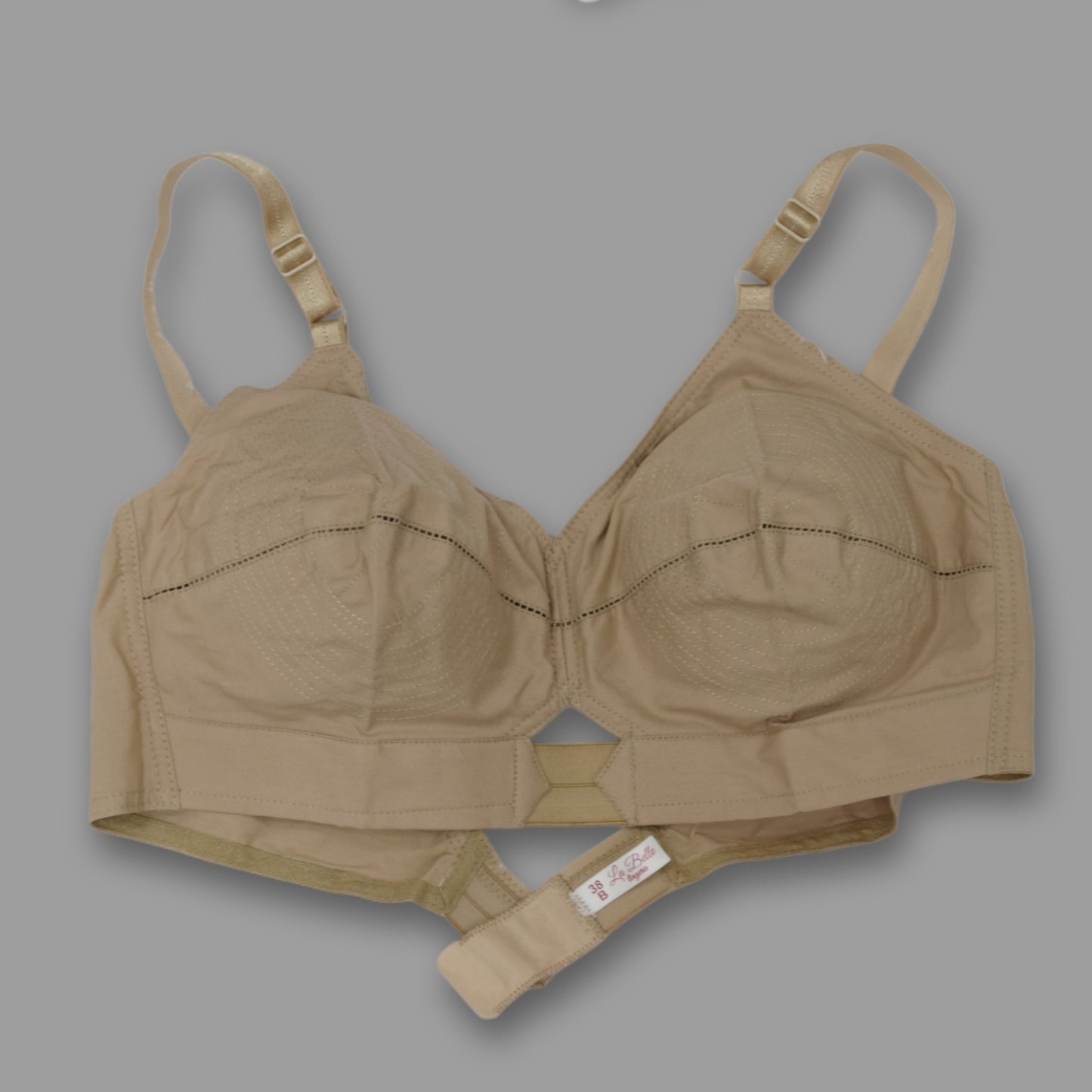 Comfort Fit Non-Wired Cotton Bra Set of 2 (Beige & White)