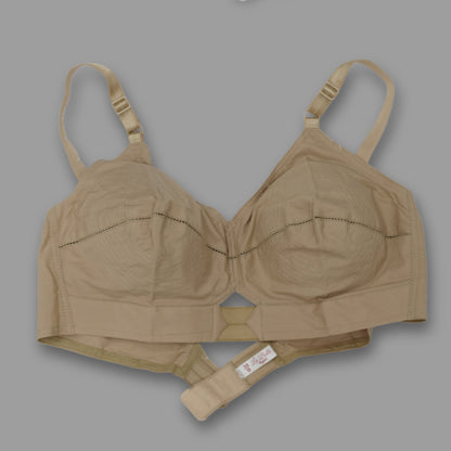 Comfort Fit Non-Wired Cotton Bra Set of 2 (Beige & White)