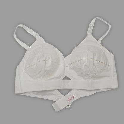Comfort Fit Non-Wired Cotton Bra Set of 2 (Beige & White)