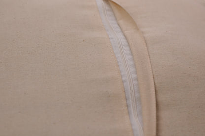 Handcrafted Crochet Cushion Cover Set of 2 – Beige, 16x16 Inches