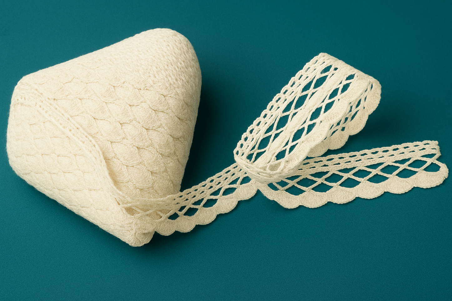 Premium Cotton Lace Roll – 20 Meters, 2 Inch Width