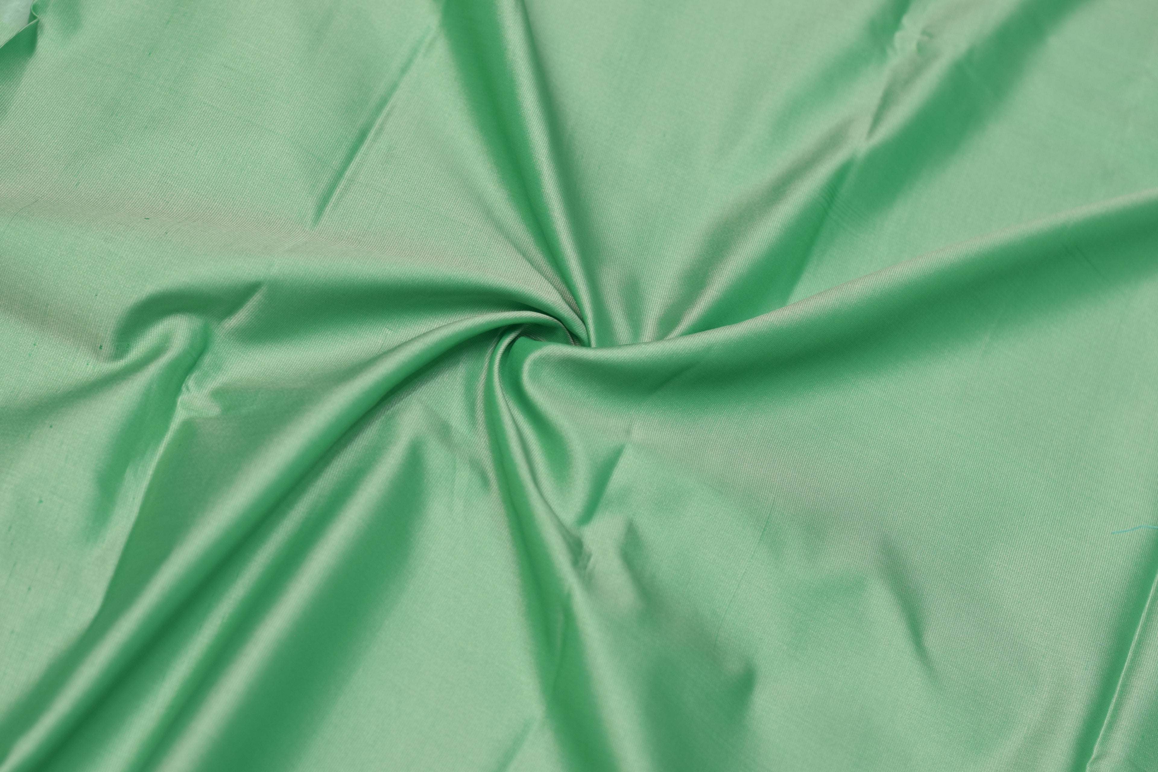 Elegant Sea Green Semi Silk Saree with Gold Woven Motifs