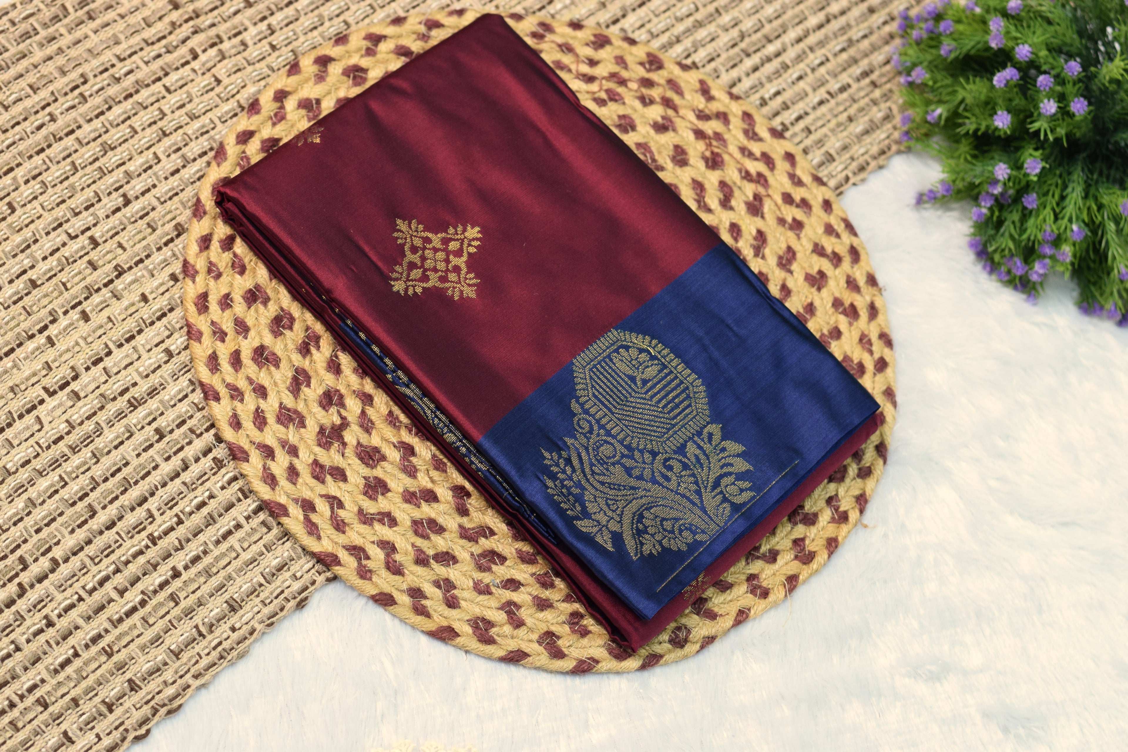 TITLE: Elegant Traditional Handcrafted Saree | Timeless Indian Ethnic Wear for Women