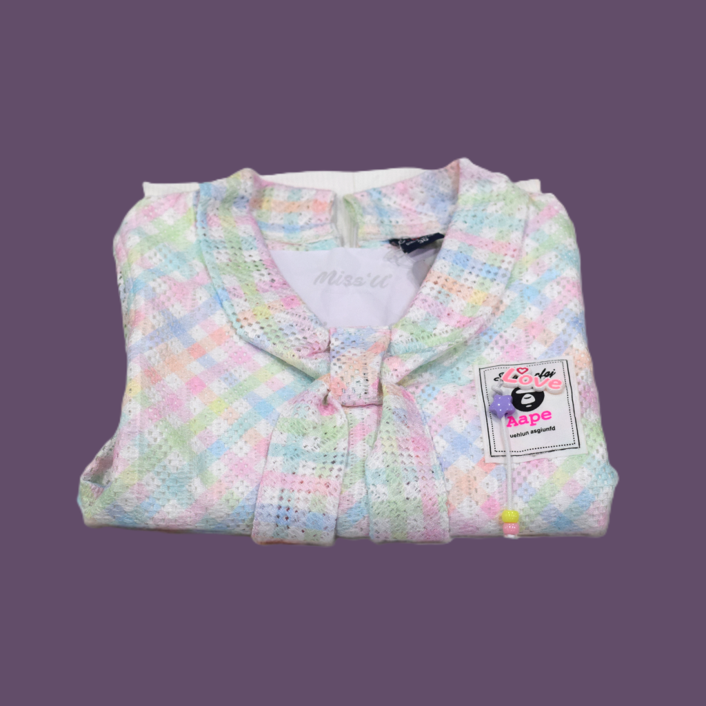 Kids Stylish Top & Three-Fourth Pants Set with Inner Banyan