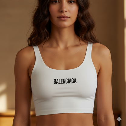 Women's Seamless Stretch Crop  Padded Bra – Soft & Stylish Everyday Comfort