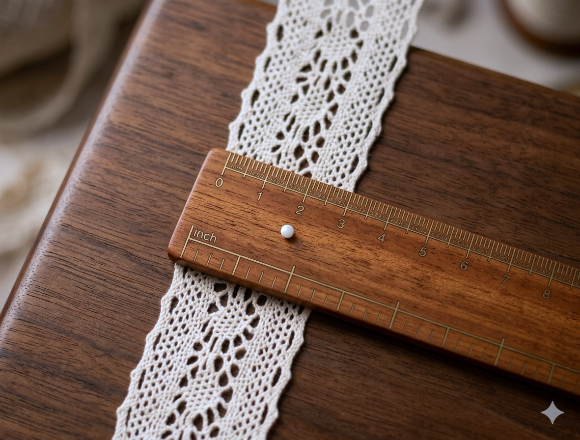 Elegant White / Beige Floral Lace Trim – 3cm Width | 10M / 20M Roll | Soft Decorative Lace Border