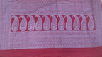 Mustard Yellow Banarassi  Silk  Saree with Meroon Border & Traditional Motifs