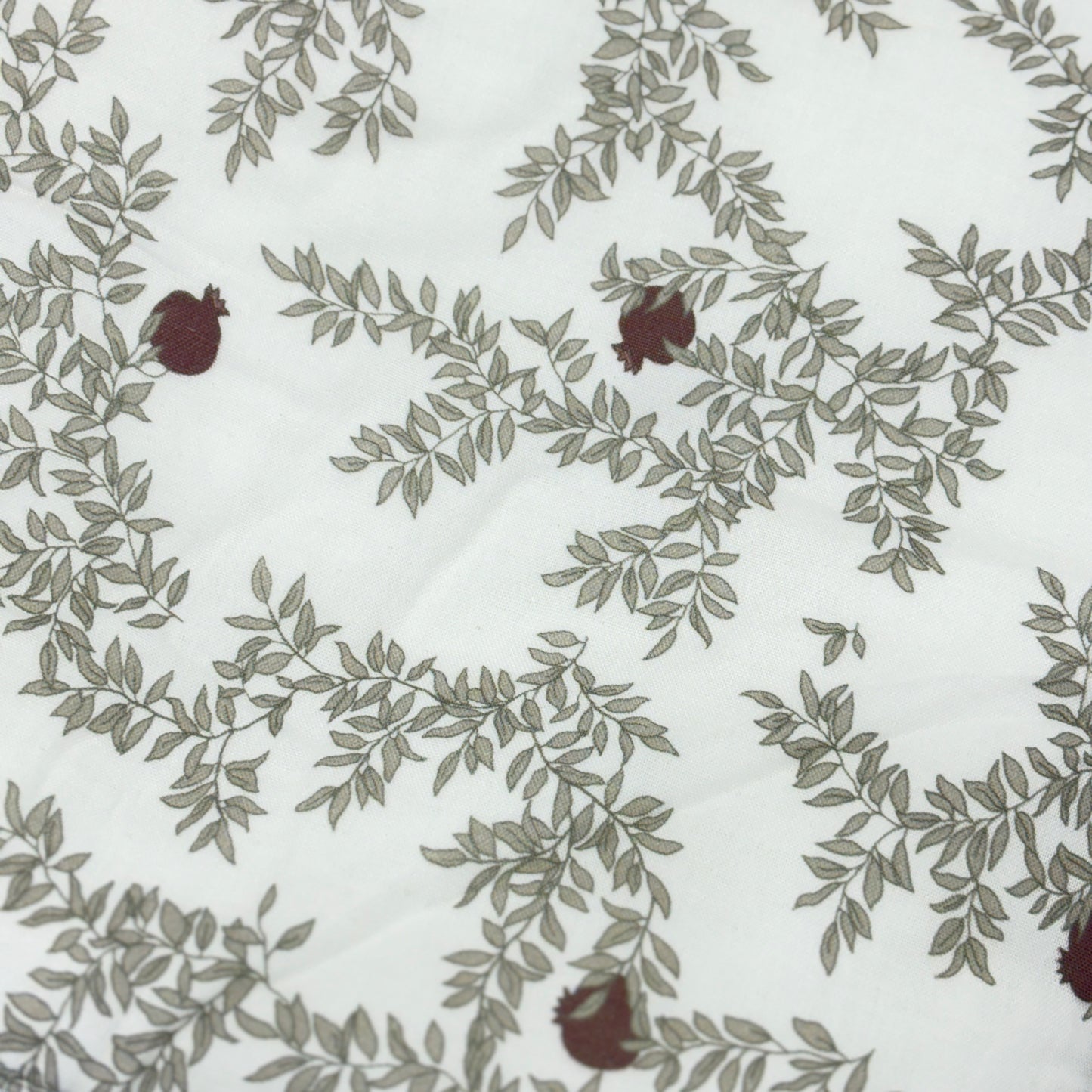 Soft Cotton Baby Blanket(Baby Quilt) – 45 x 45 Inches | Handcrafted Comfort with Leaf & Pomegranate Print