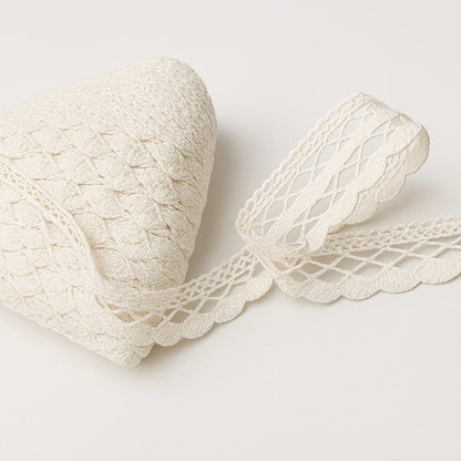 Premium Cotton Lace Roll – 20 Meters, 2 Inch Width