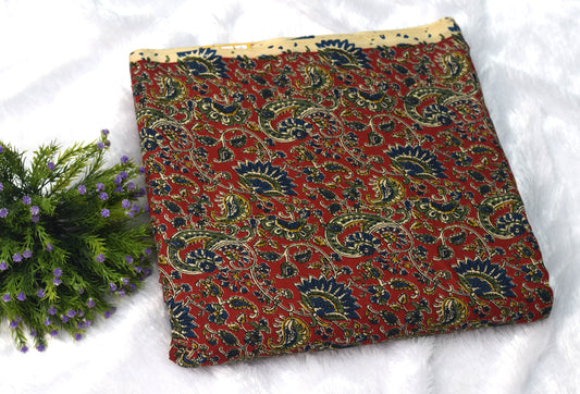 Soft Cotton Churidar Material – Traditional Floral Print (3 Meter, 44 Inch Width)