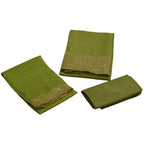 Elegant Organza Churidar Set Material with Dupatta