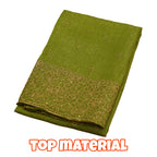 Elegant Organza Churidar Set Material with Dupatta