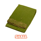 Elegant Organza Churidar Set Material with Dupatta