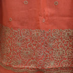 Elegant Organza Churidar Set Material with Dupatta