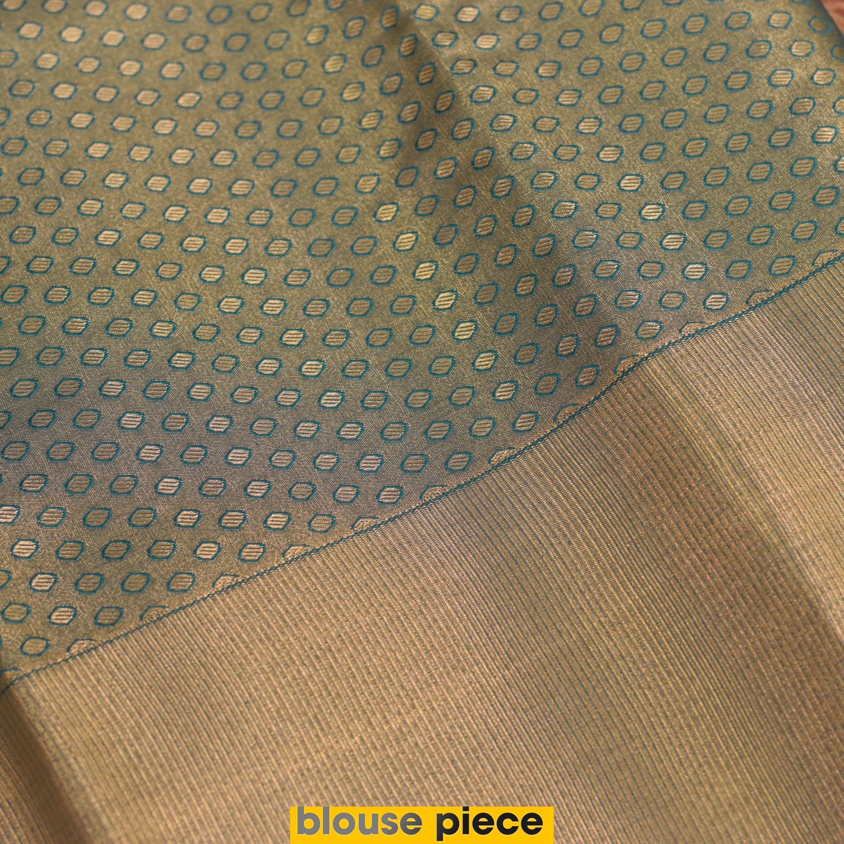 Elegant Copper Brown & Olive Green Art Silk Saree with Subtle Brocade Detailing