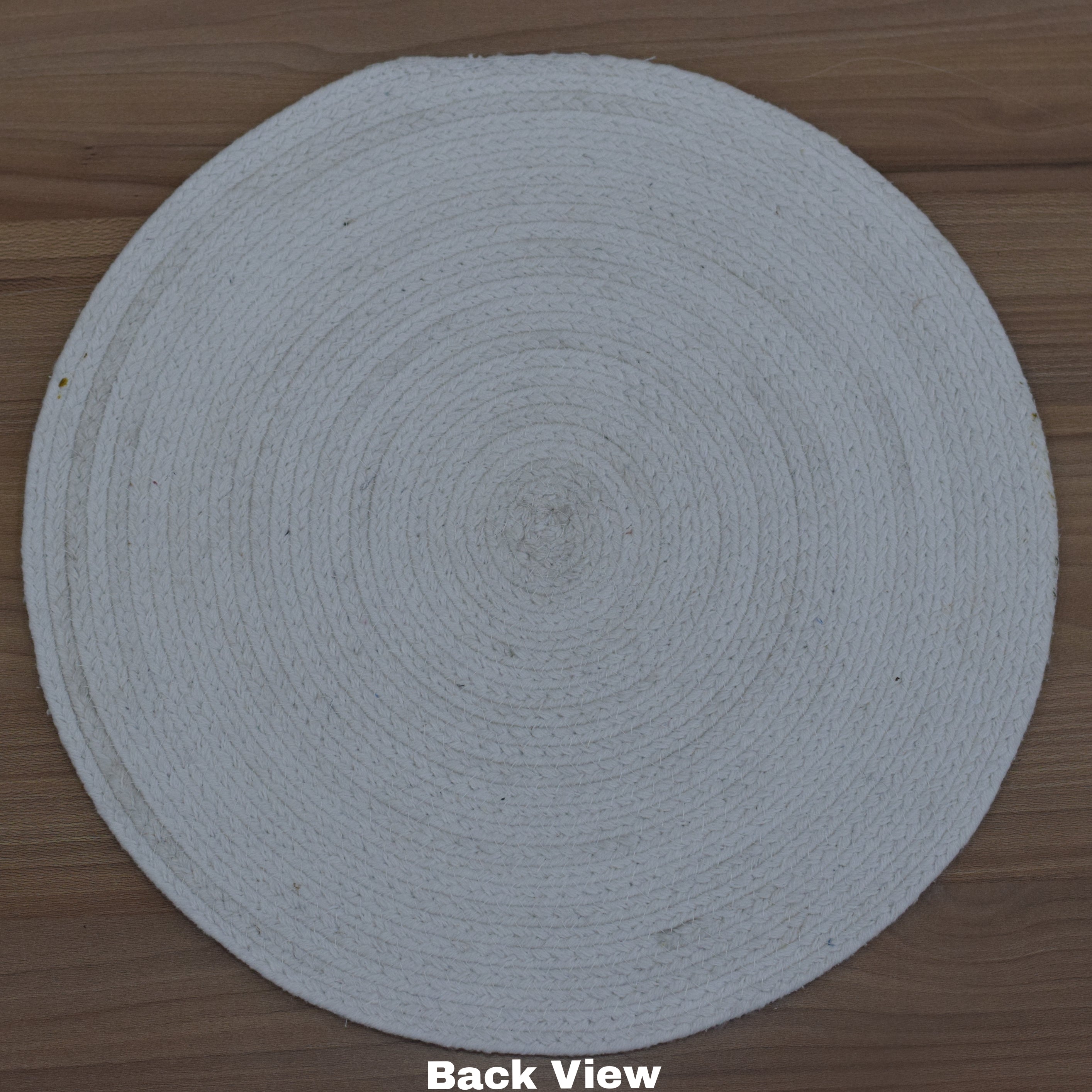 Christmas Cotton Table Mat – Festive Round Dining Placemat