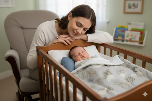 Soft Cotton Baby Swaddle Cloth – 1.10 m x 1.10 m | Gentle & Cozy Baby Wrap