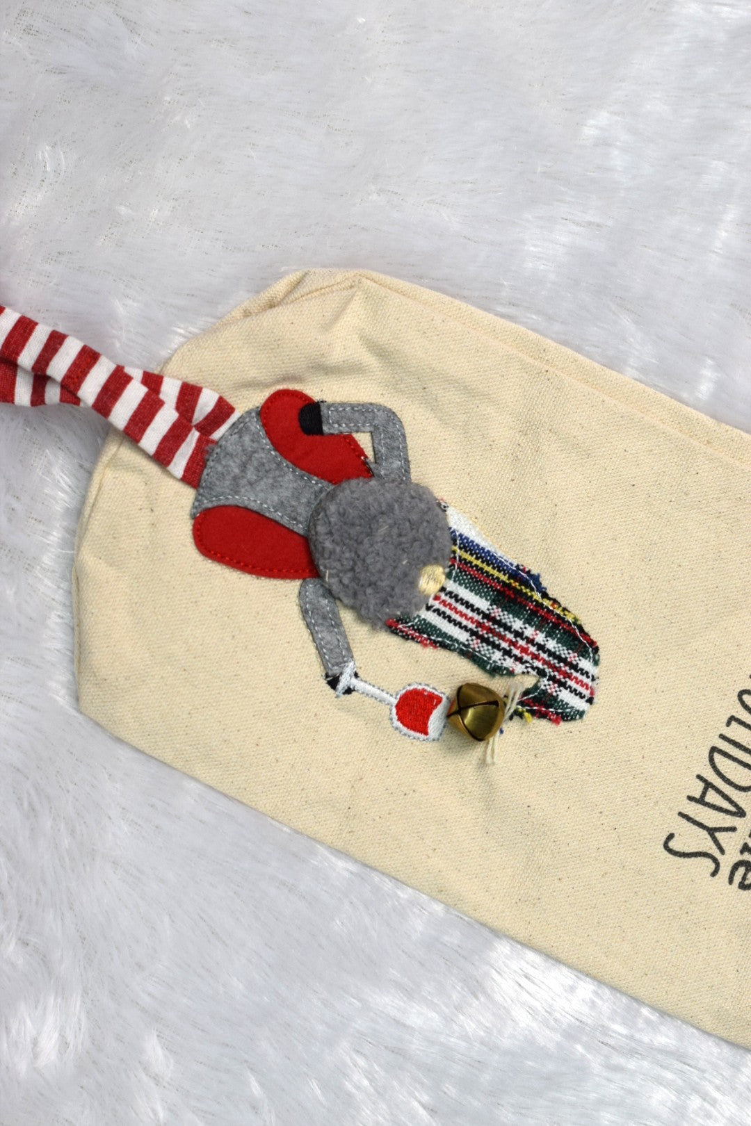 Gnome for the Holidays Christmas Wine Bottle Cover