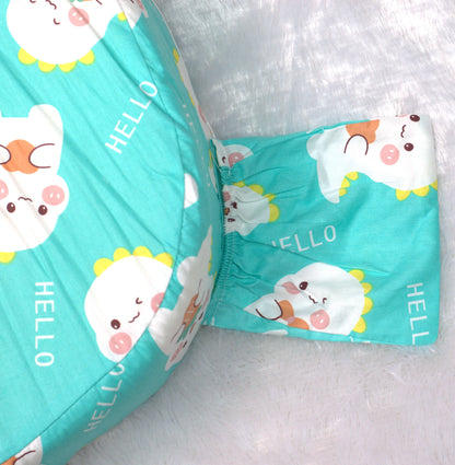 Soft Baby Feeding Pillow with Zip Cover – Ergonomic Nursing Support Pillow