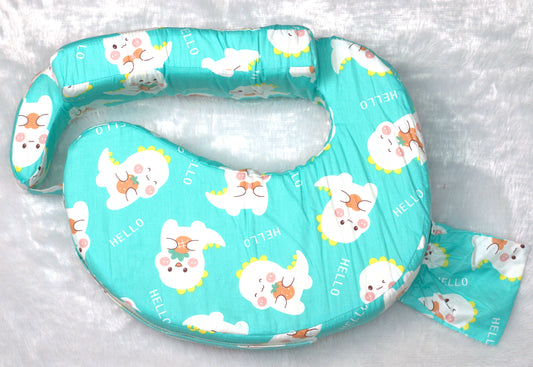Soft Baby Feeding Pillow with Zip Cover – Ergonomic Nursing Support Pillow
